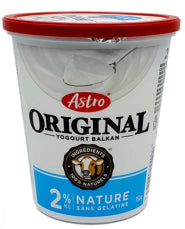 Astro Original 2% Plain Yogurt 750 g
