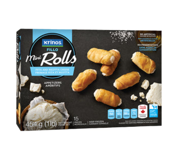 Krinos mini Rolls with Feta and Ricotta Cheese 454 gr
