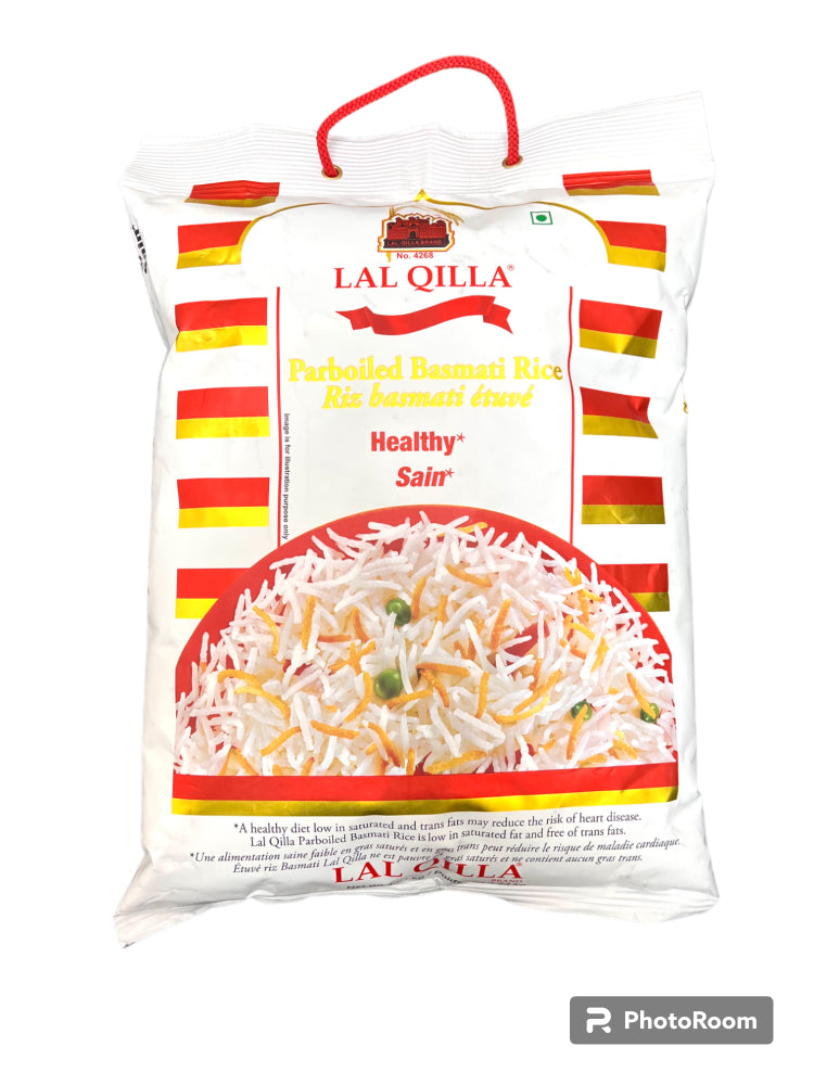 LAL QILLA Parboiled Basmati Rice Healthy 10 Lb