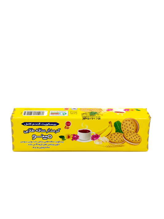 Minoo Sagheh Talaei Cream Biscuit-Banana Flavor 192 gr